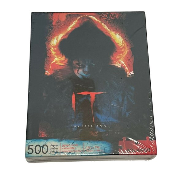 NEW IT Chapter 2  Pennywise 500 Piece  Jigsaw Puzzle Sealed Horror Movie toy - Picture 1 of 5